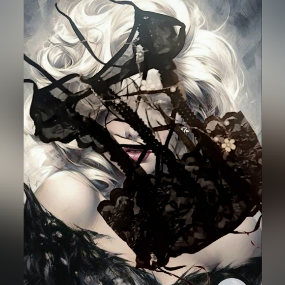 🩷2 pc Sexy lingerie set wLace up back and Garter attachment & Panties 🩷 - Picture 3 of 3